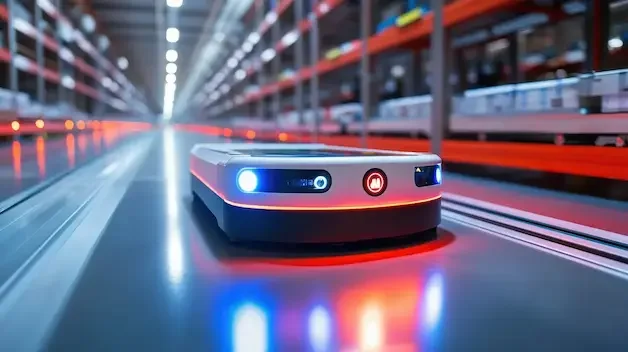 Fahrerloses Transportsystem (AGV) zur Logistikoptimierung im Mittelstand – KMU-SmartProjekt