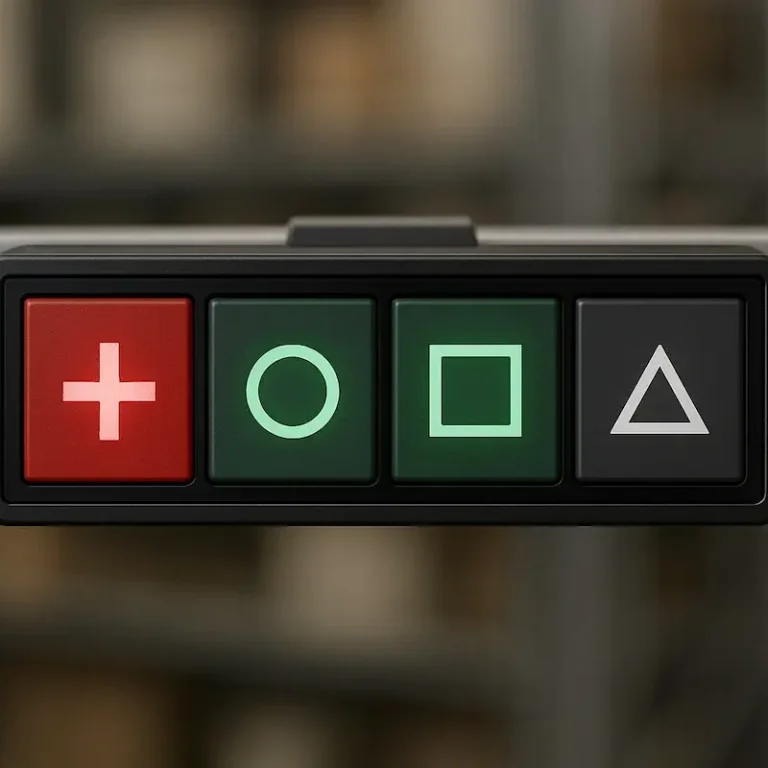 Pick-by-Light Symbolik