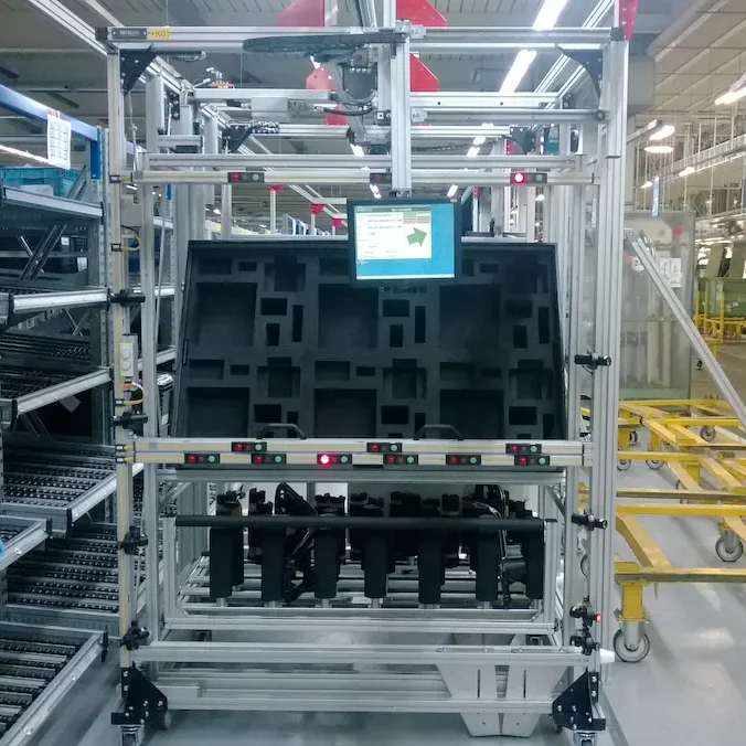 Kommissionierwagen Put-to-Light